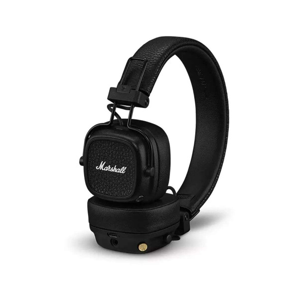 Marshall Major V Wireless on-ear headphones με 100+ ώρες playtime (Black)
