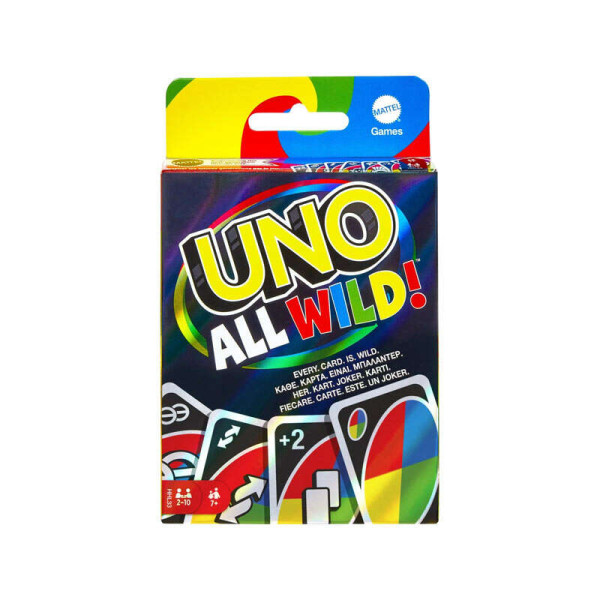 Mattel UNO All Wild Επιτραπέζιο Παιχνίδι με Κάρτες (HHL33)