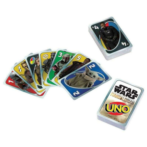 Mattel UNO Star Wars - The Mandalorian Επιτραπέζιο Παιχνίδι με Κάρτες (HJR23)