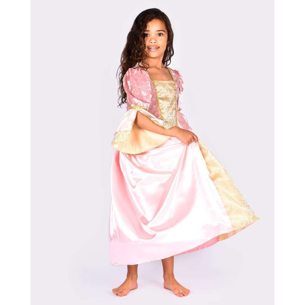 Den Goda Fen Στολή Πριγκίπισσας Royal Pink 6-8 Ετών