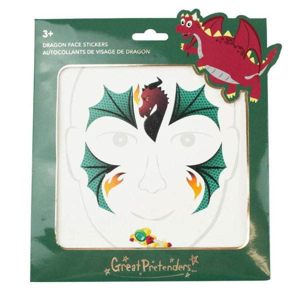 Great Pretenders Αυτοκόλλητα Προσώπου Δράκος