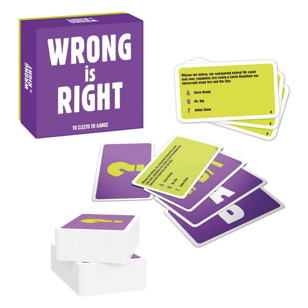 AS Games Επιτραπέζιο Παιχνίδι Gift Games Wrong Is Right