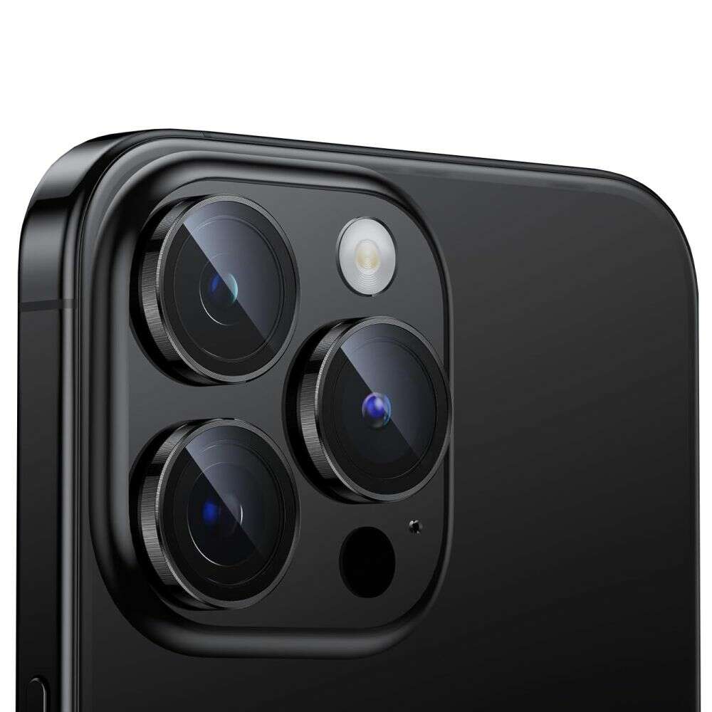 Hofi CAMRING PRO+ Camera Tempered Glass για Apple iPhone 14 Pro /14 Pro Max (Μαύρο)