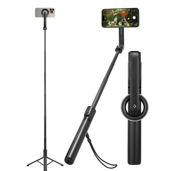 Spigen S580W Magsafe Selfie Stick Long Tripod Bluetooth για smartphone (Μαύρο)