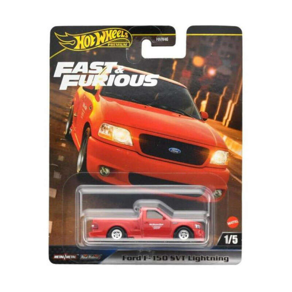Mattel Hot Wheels Premium: Fast & Furious - Ford F-150 SVT Lightning Vehicle (HYP75)