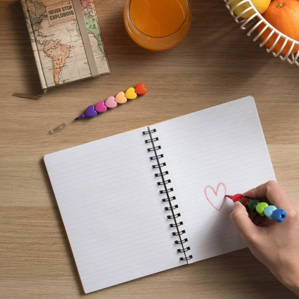 Legami 12 Stackable Crayons - Dream in Colour