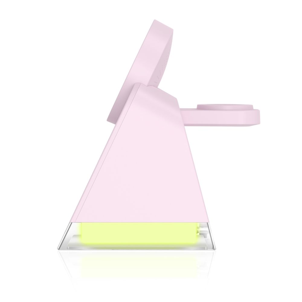 Tech-Protect QI15W-A43 3IN1Magnetic Magsafe Φορτιστής (Baby Pink)