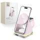 Tech-Protect QI15W-A43 3IN1Magnetic Magsafe Φορτιστής (Baby Pink)