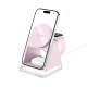 Tech-Protect QI15W-A43 3IN1Magnetic Magsafe Φορτιστής (Baby Pink)