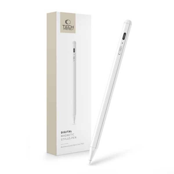 Tech-Protect Digital Magnetic Stylus Pen γραφίδα (Λευκό)