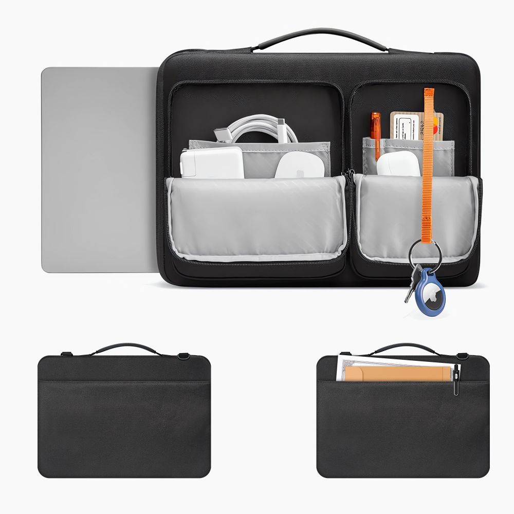 Tech-Protect DEFENDER Τσάντα Ώμου / Χειρός για Laptop 15-16" (Black)