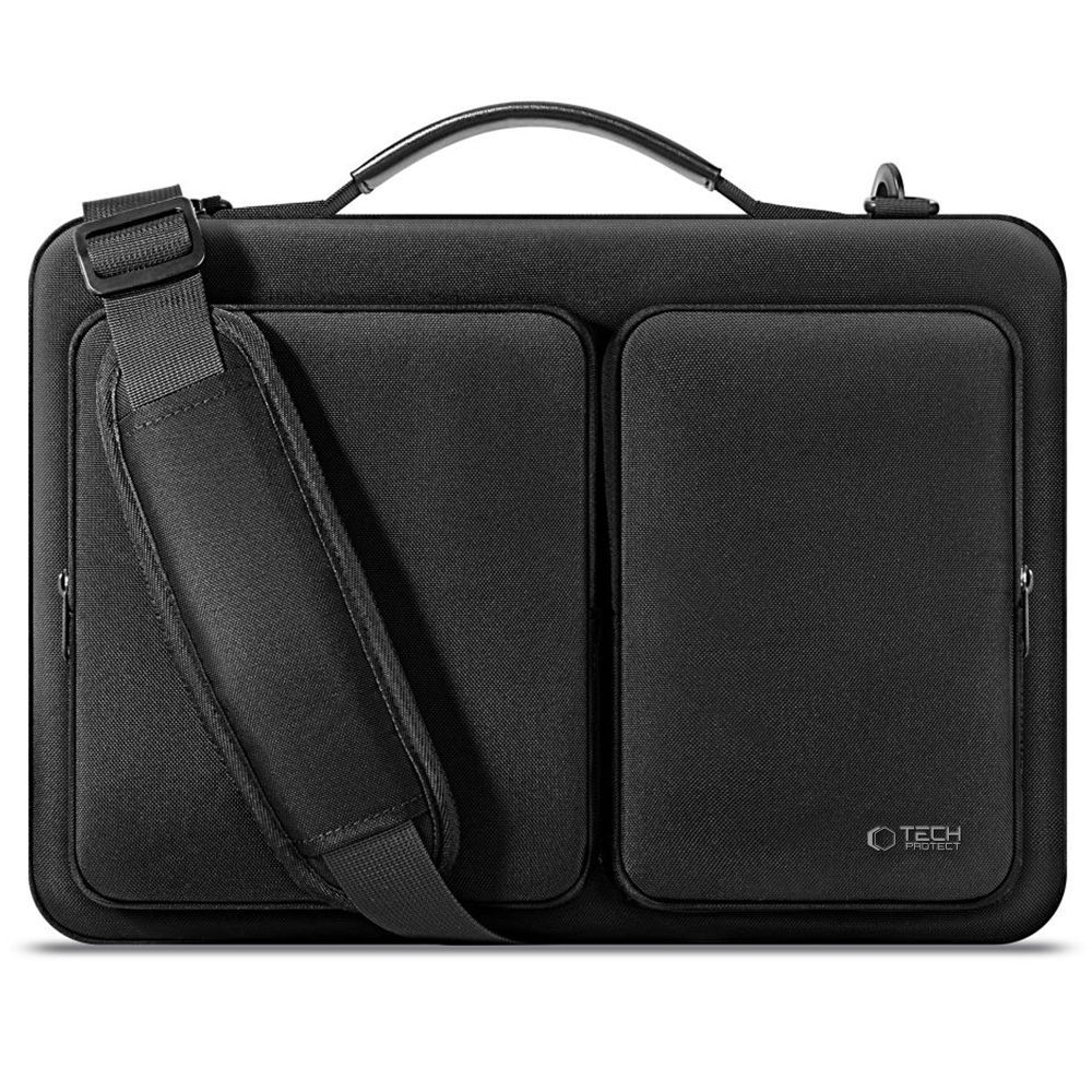 Tech-Protect DEFENDER Τσάντα Ώμου / Χειρός για Laptop 15-16" (Black)