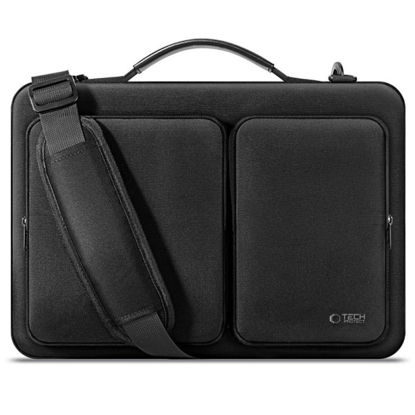 Tech-Protect DEFENDER Τσάντα Ώμου / Χειρός για Laptop 15-16" (Black)