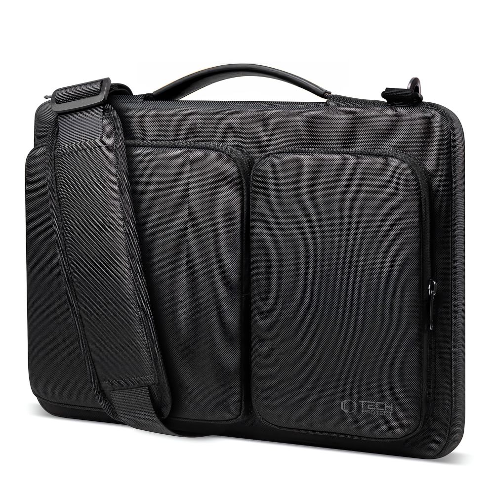 Tech-Protect DEFENDER Τσάντα Ώμου / Χειρός για Laptop 15-16" (Black)