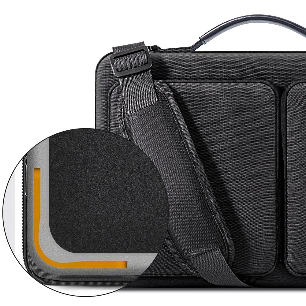 Tech-Protect DEFENDER Τσάντα Ώμου / Χειρός για Laptop 15-16" (Black)