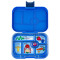 Yumbox Original Φαγητοδοχείο με 6 χωρίσματα (Surf Blue-Funny Monsters)