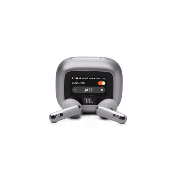 JBL Live Flex 3, True Wireless Ear-Buds Headphones (Silver)