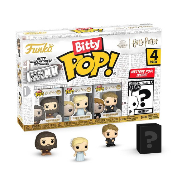 Φιγούρες Funko Bitty Pop! 4-Pack: Harry Potter Goblet of Fire - Rubeus Hagrid, Fleur Delacour, Cedric Diggory, Mystery Pop!
