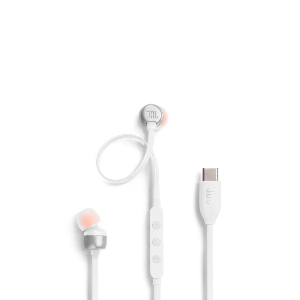 JBL Tune 310C, In-Ear Headphones (Λευκό)
