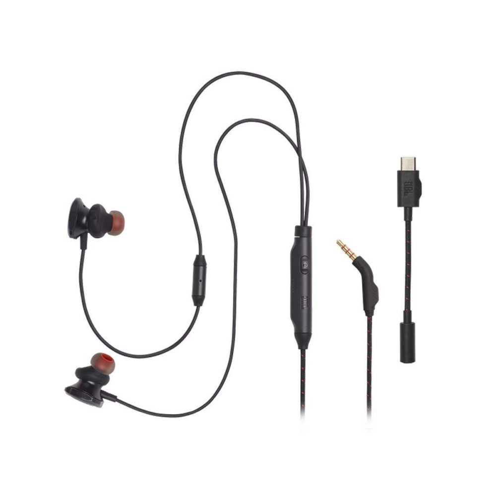 JBL Quantum 50C, InEar Wired Gaming Headphones (Μαύρο)