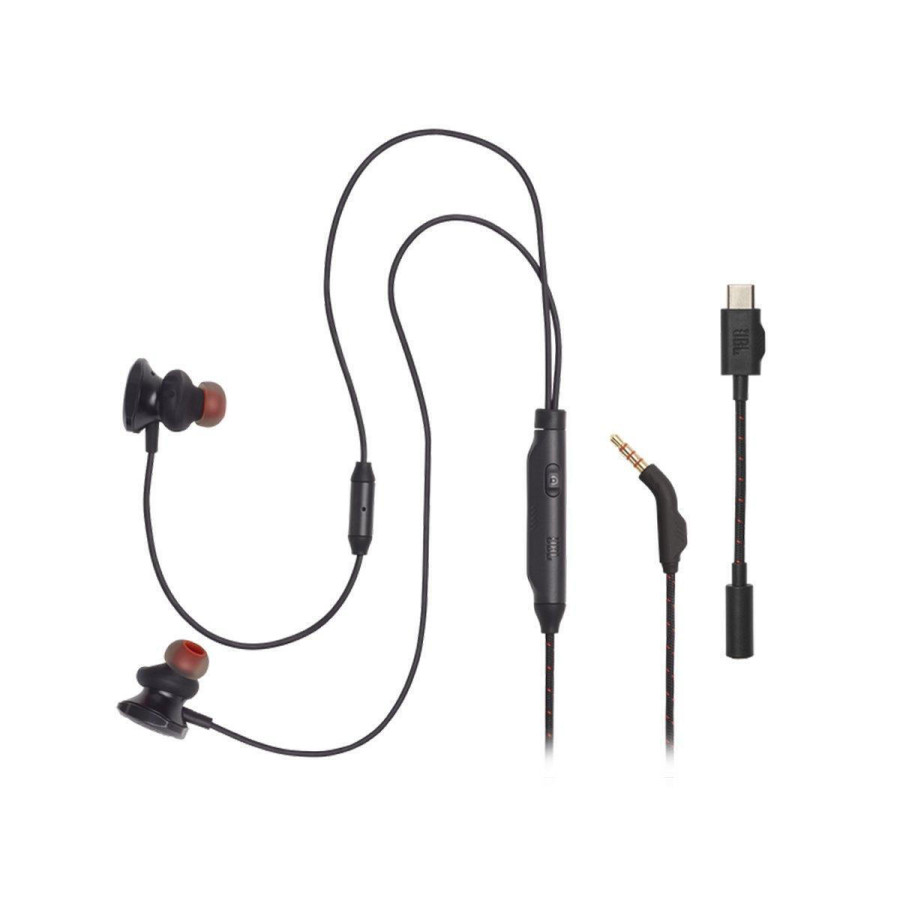 JBL Quantum 50C, InEar Wired Gaming Headphones (Μαύρο)