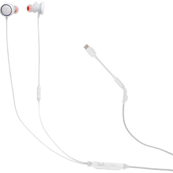 JBL Quantum 50C, InEar Wired Gaming Headphones (Λευκό)