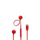 JBL Tune 305C, Ear-Buds Headphones USB-C, Hi-Res (Κόκκινο)