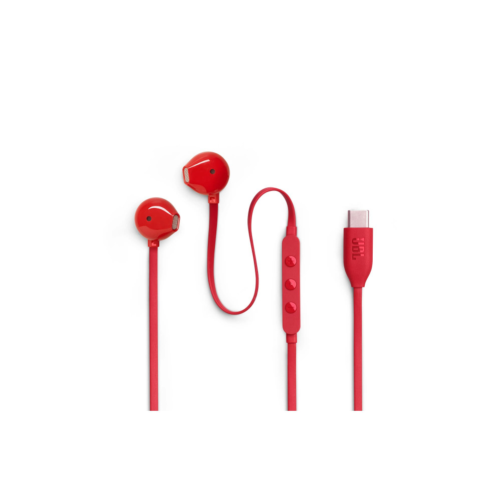 JBL Tune 305C, Ear-Buds Headphones USB-C, Hi-Res (Κόκκινο)