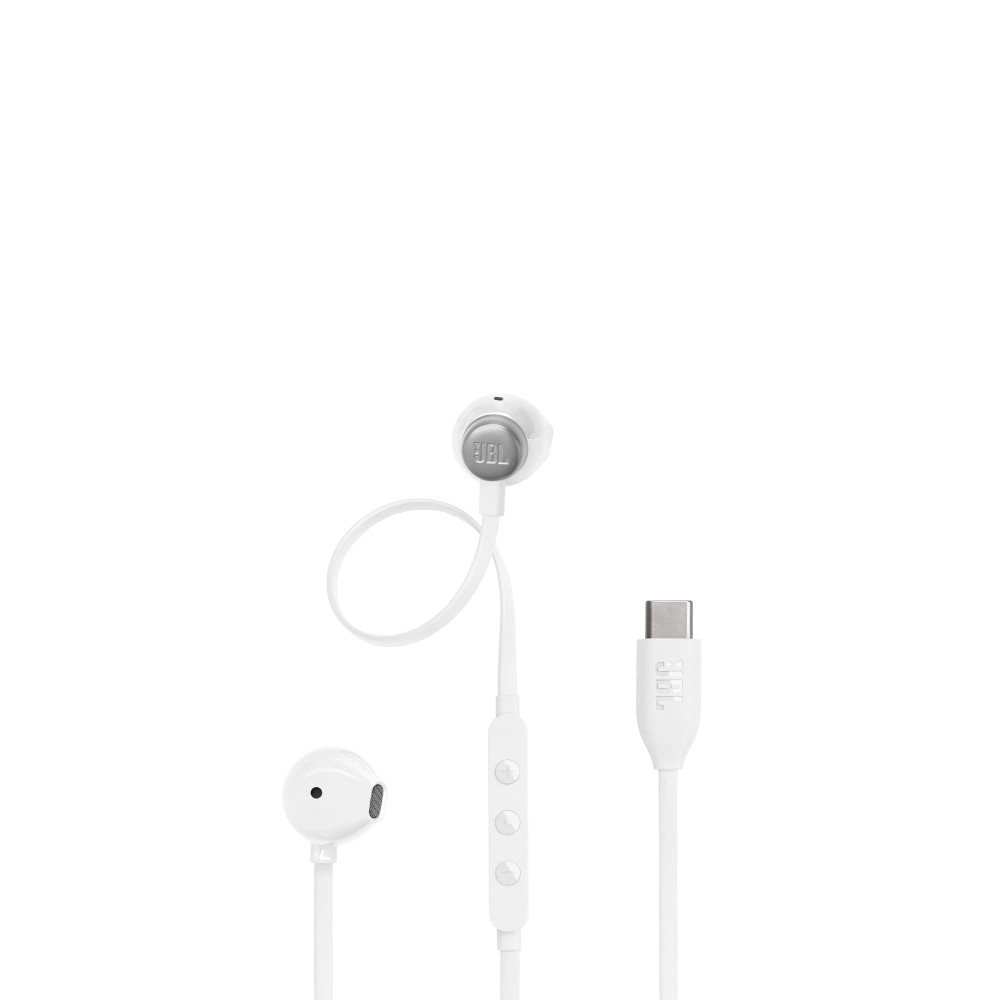 JBL Tune 305C, Ear-Buds Headphones USB-C, Hi-Res (Λευκό)