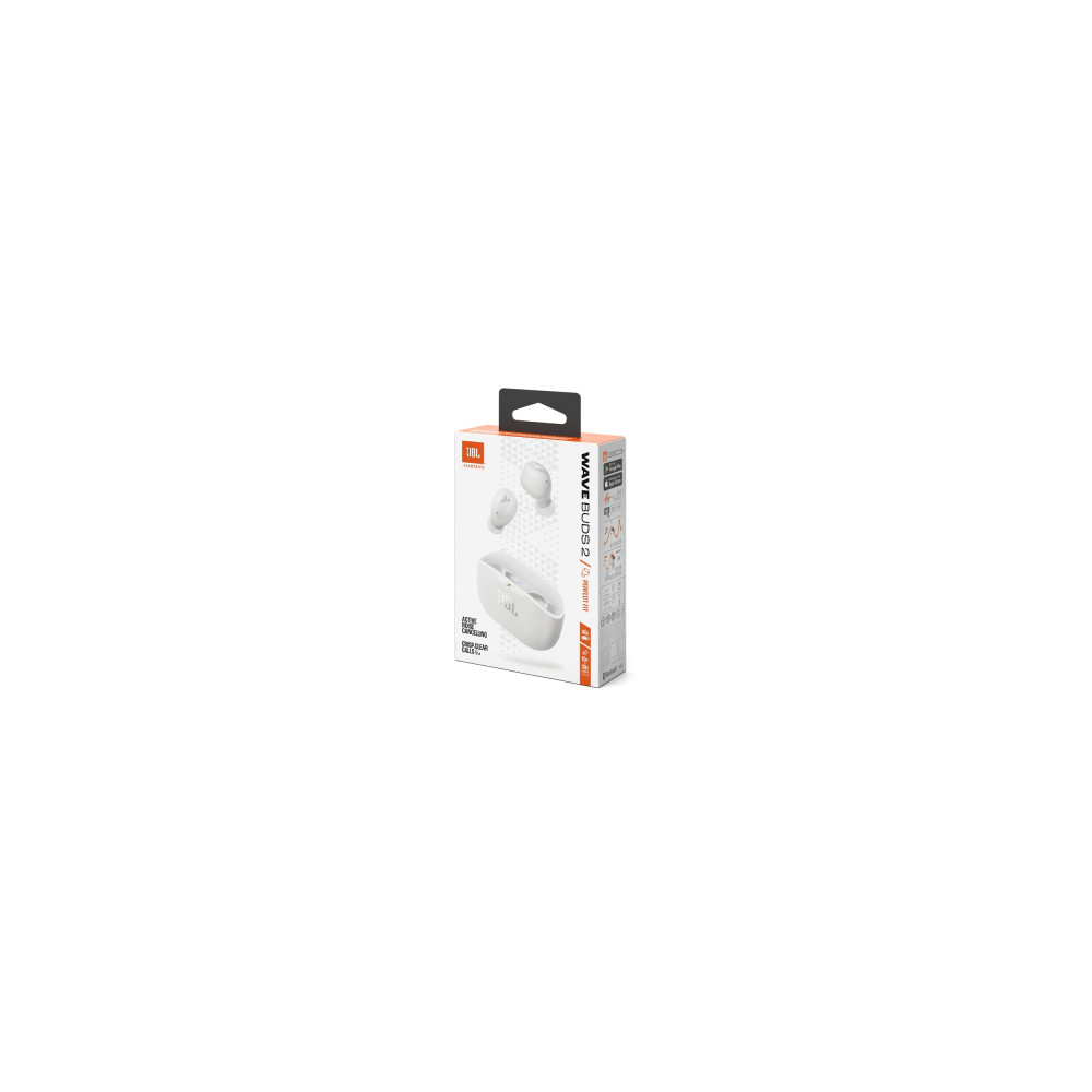 JBL Wave Buds 2, True Wireless In-Ear Headphones, ACN, IP54 (Λευκό)