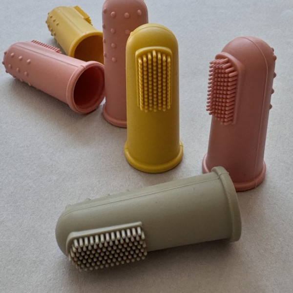 Nok Nok Βρεφική Οδοντόβουρτσα Δακτύλου (Sage)