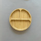 Nok Nok Οικολογικό Εκπαιδευτικό Πιάτο Bamboo με Αντιολισθητική Βάση (Moon)
