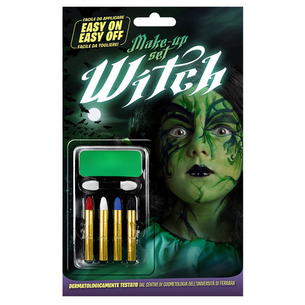 Σετ Βαφής Μάγισσα με Μακιγιάζ και 4 Μολύβια