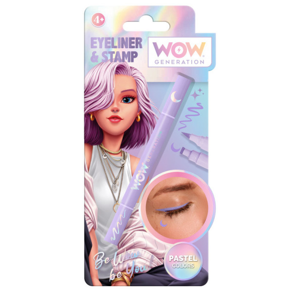 Wow Generation Παστέλ Eyeliner με Σφραγίδα (Μωβ)