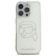 Karl Lagerfeld KLHCP16LHKHDCELT Θήκη Backcover για Apple iPhone 16 Pro (IML Rhinestones K Head) (Διάφανο)