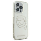 Karl Lagerfeld KLHCP16LHKHDCELT Θήκη Backcover για Apple iPhone 16 Pro (IML Rhinestones K Head) (Διάφανο)