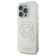 Karl Lagerfeld KLHCP16LHKHDCELT Θήκη Backcover για Apple iPhone 16 Pro (IML Rhinestones K Head) (Διάφανο)