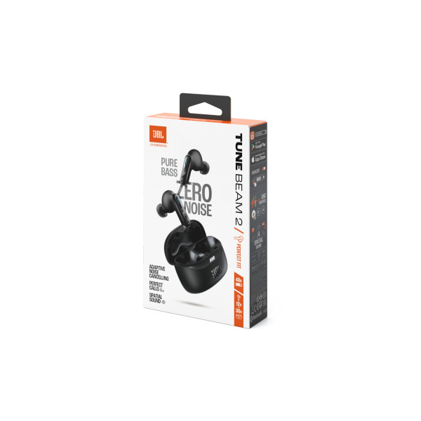 JBL Tune Beam 2, True Wireless In-Ear Headphones, ANC, Spatial, IP54 (Μαύρο)