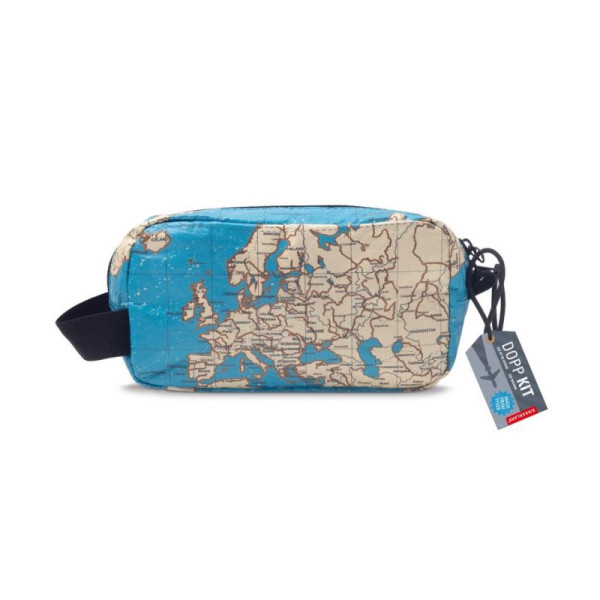 Kikkerland Map Dopp Kit Τσαντάκι Ταξιδιού - Χάρτης