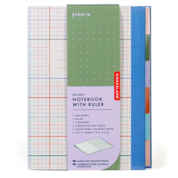 Kikkerland Inkerie Notebook Σημειωματάριο 6 Θεμάτων