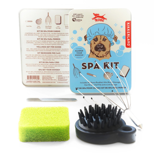 Kikkerland Kobe Dog Spa Kit