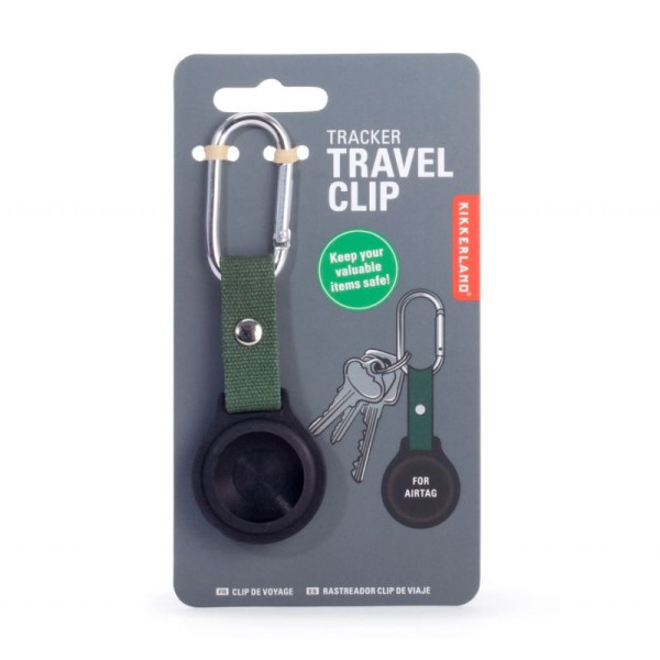 Kikkerland Tracker Travel Clip Θήκη για Airtag με Κρίκο