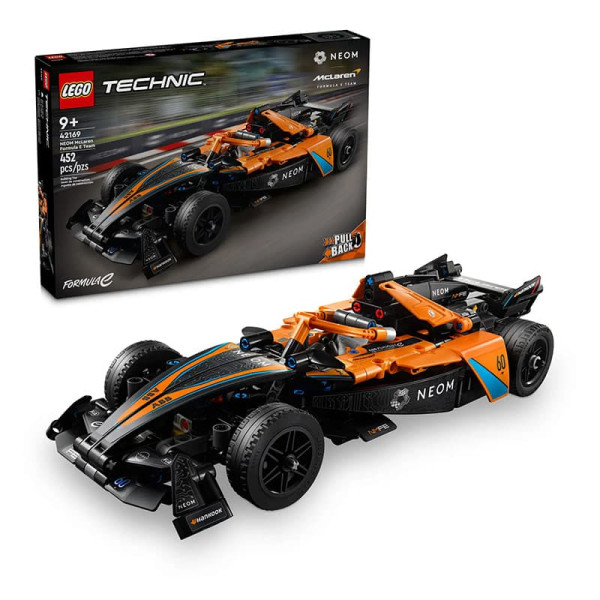 LEGO Technic Neon McLaren Formula E Race Car (42169)