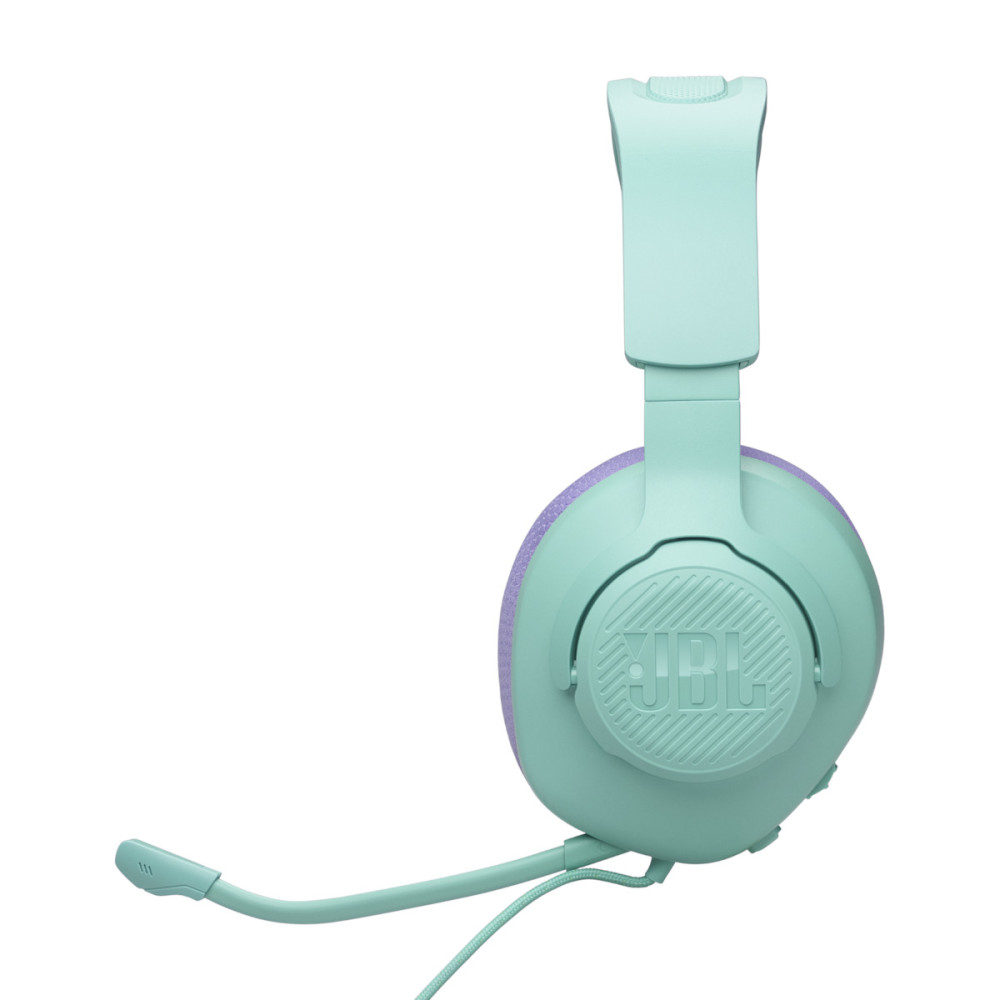 JBL Quantum 100M2, Over-Ear Wired Gaming Headset με βύσμα 3.5mm (Cyan)