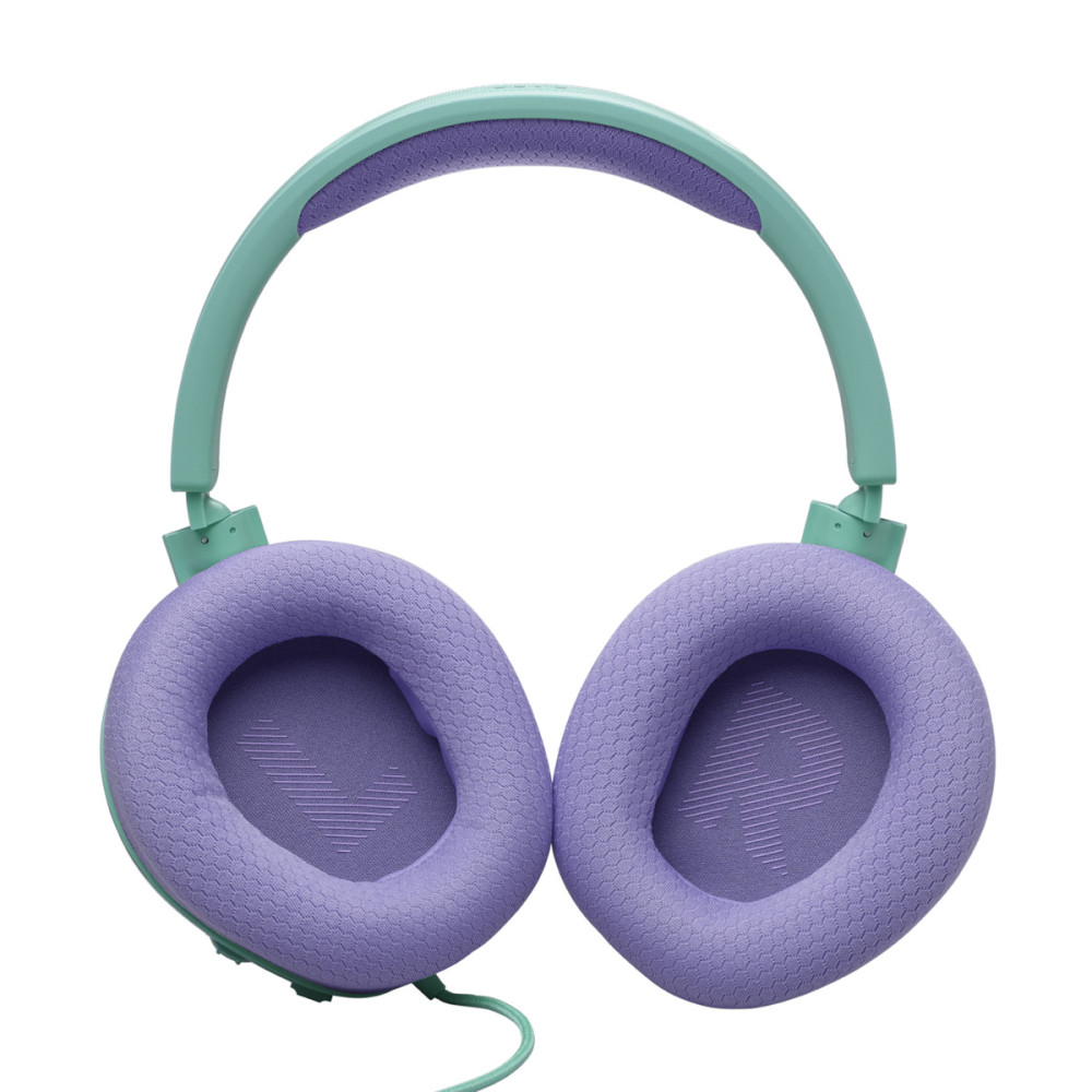JBL Quantum 100M2, Over-Ear Wired Gaming Headset με βύσμα 3.5mm (Cyan)