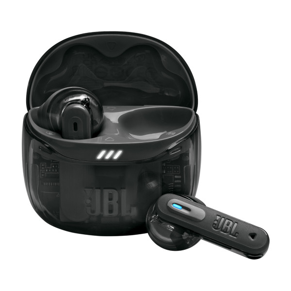 JBL Tune Flex 2, True Wireless Ear-Buds Headphones, ANC, Spatial, IP54 (Ghost Black)