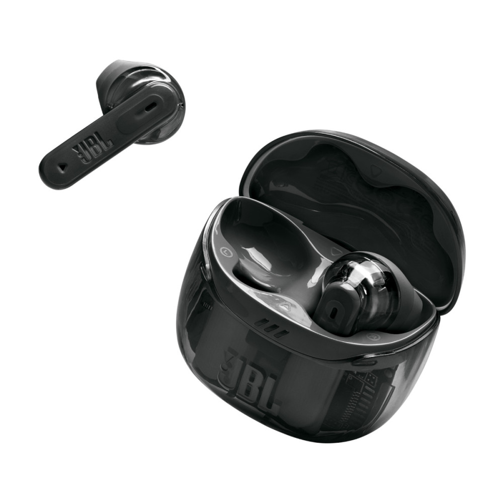 JBL Tune Flex 2, True Wireless Ear-Buds Headphones, ANC, Spatial, IP54 (Ghost Black)