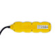 Entac Πολύπριζο 3 Θέσεων Με Διακόπτη 3x1.0mm 1.5m (Κίτρινο)