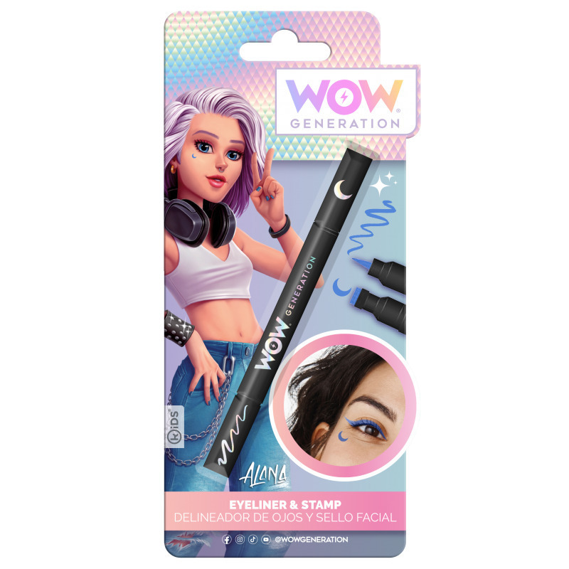 Wow Generation Eyeliner με Σφραγίδα (Μαύρο)
