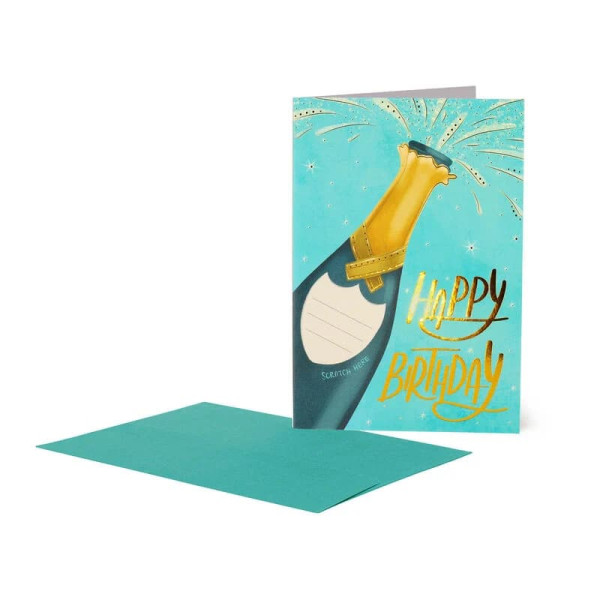 Legami Ευχετήρια Κάρτα Scratch Happy Birthday (12,5 x 17 cm)